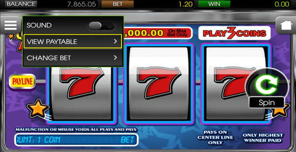 Hướng dẫn nhận tiền thưởng trong trò chơi Lucky7 tại sòng bạc 8xbet.